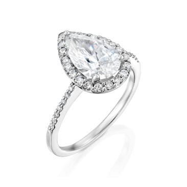 טבעת אירוסין יהלומי מעבדה, זהב 14K, משובצת 2.46 קראט יהלומים, דגם RDL3216