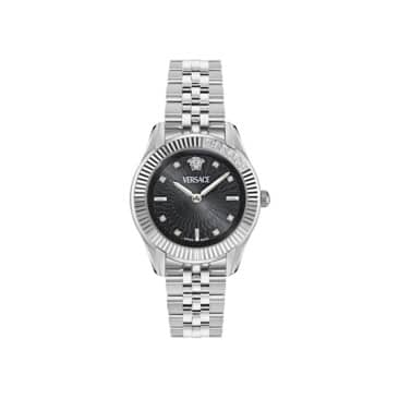 שעון Versace מקולקציית GRECA TIME WITH DIAMONDS, שעון לאישה ,דגם VE9CA0525