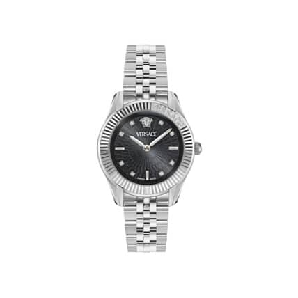 שעון Versace מקולקציית GRECA TIME WITH DIAMONDS, שעון לאישה ,דגם VE9CA0525