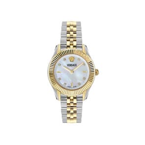 שעון Versace מקולקציית GRECA TIME WITH DIAMONDS, שעון לאישה ,דגם VE9CA0625