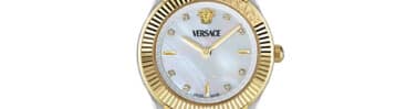 שעון Versace מקולקציית GRECA TIME WITH DIAMONDS, שעון לאישה ,דגם VE9CA0625