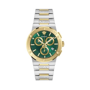 שעון Versace מקולקציית GRECA LOGO CHRONO RESTYLE , שעון לגבר ,דגם VEKMA0425