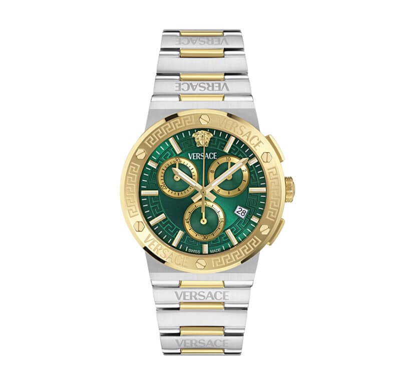 שעון Versace מקולקציית GRECA LOGO CHRONO RESTYLE , שעון לגבר ,דגם VEKMA0425