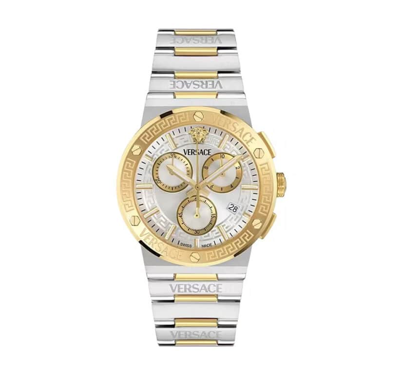 שעון Versace מקולקציית GRECA LOGO CHRONO RESTYLE , שעון לגבר ,דגם VEKMA0525