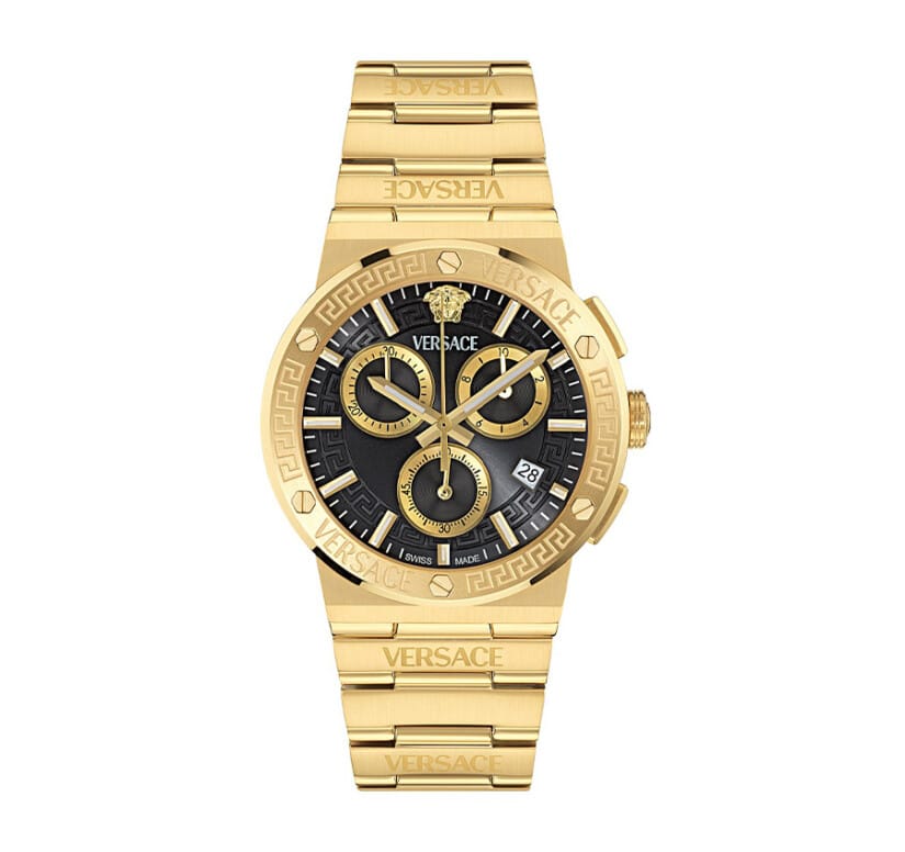 שעון Versace מקולקציית GRECA LOGO CHRONO RESTYLE , שעון לגבר ,דגם VEKMA0625