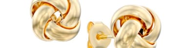 עגילי מזהב 14K, צמודים לאוזן, דגם E277-186080