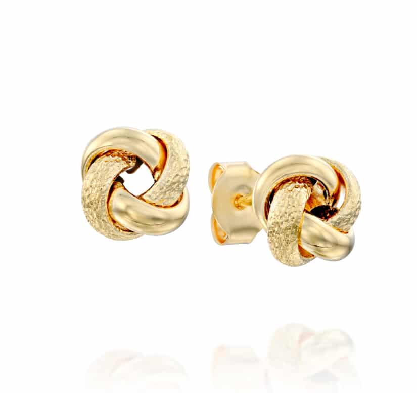 עגילי מזהב 14K, צמודים לאוזן, דגם E277-186108