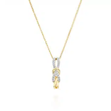 תליון יהלומים ,זהב 14K משובץ 0.20 קראט יהלומים, דגם PDSPF24564