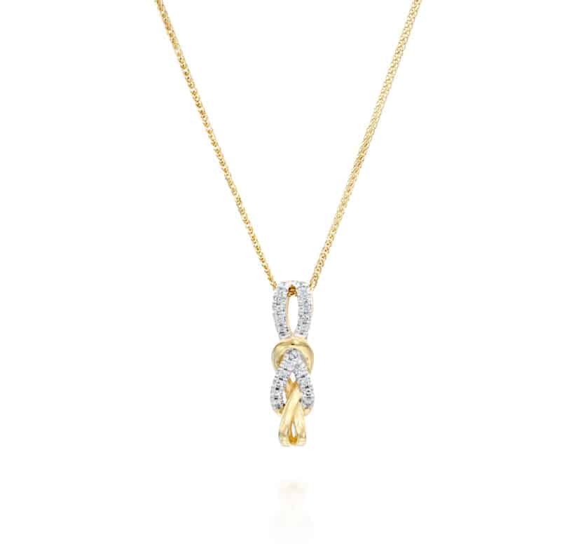 תליון יהלומים ,זהב 14K משובץ 0.20 קראט יהלומים, דגם PDSPF24564