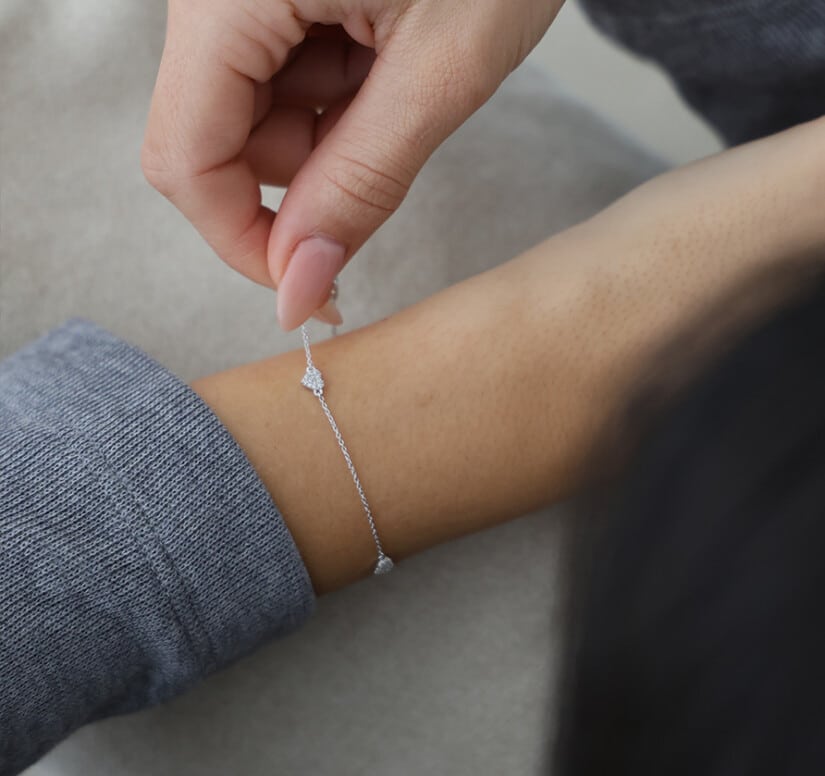 צמיד יהלומים, זהב 14K, דגם BDSBF10871