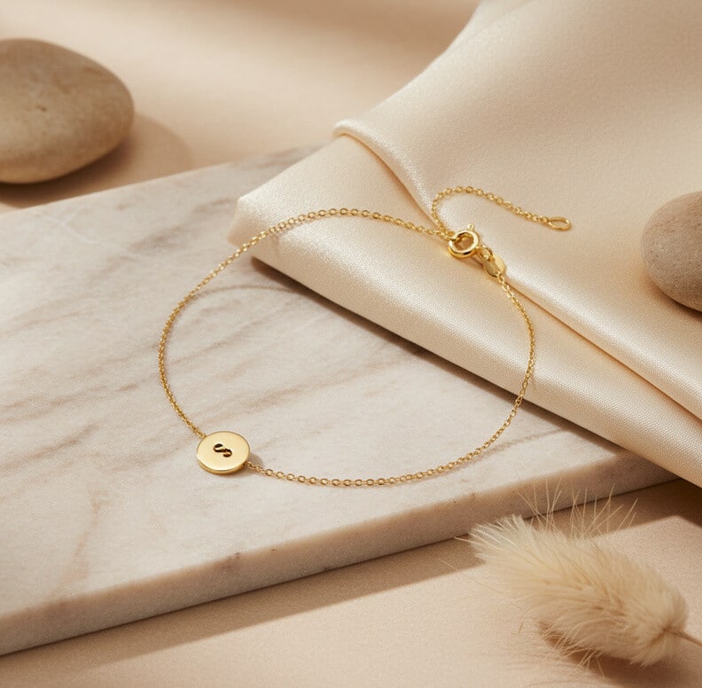 צמיד זהב 14K, דגם B277-286137-19