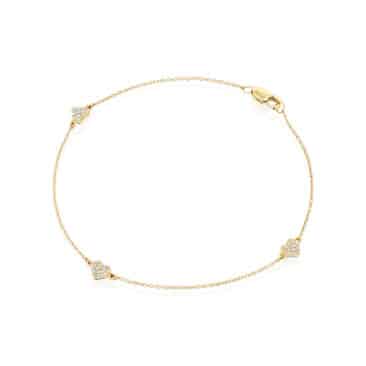 צמיד יהלומים, זהב 14K, דגם BDSBF10871