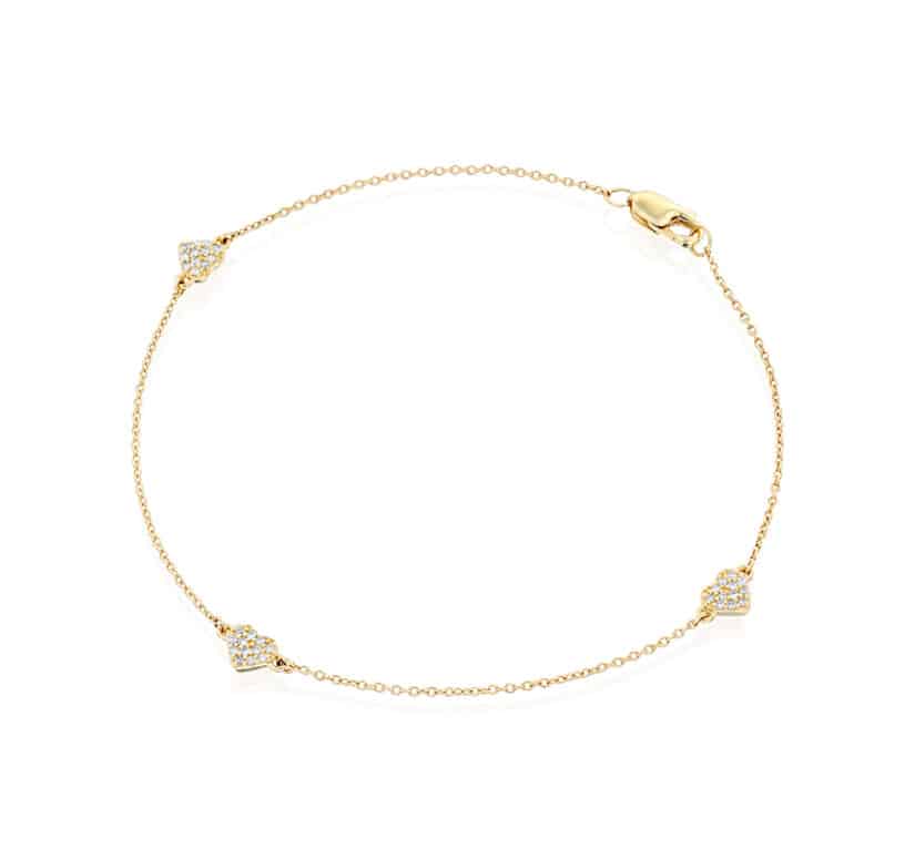 צמיד יהלומים, זהב 14K, דגם BDSBF10871