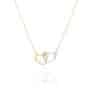 שרשרת זהב עם לבבות, 14K זהב, דגם C277-264282-258668