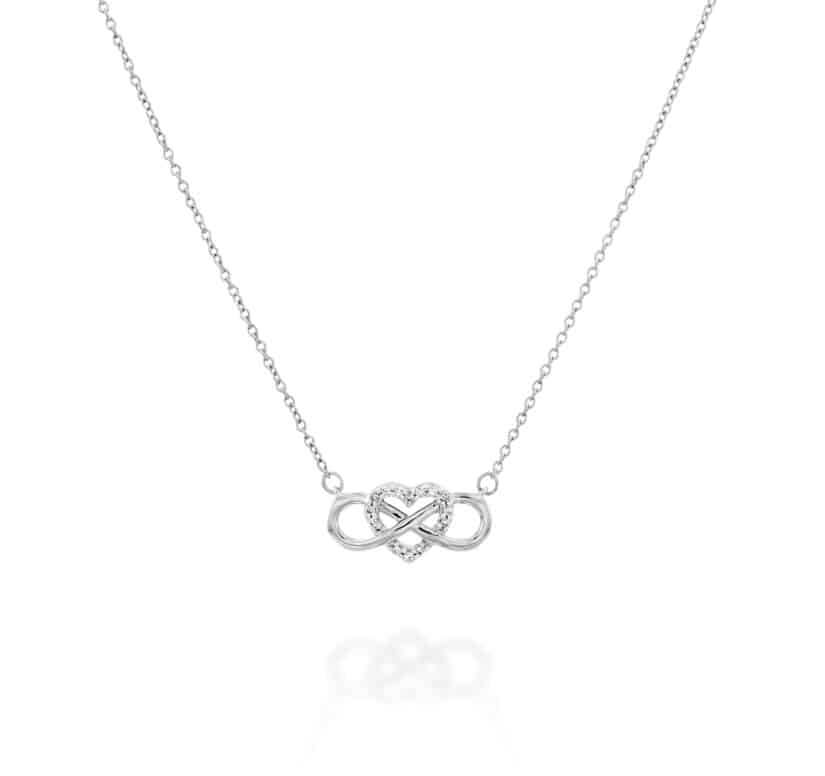 שרשרת עם תליון יהלומים , זהב 14K משובץ 0.03 קראט יהלומים, דגם CDSPH20511