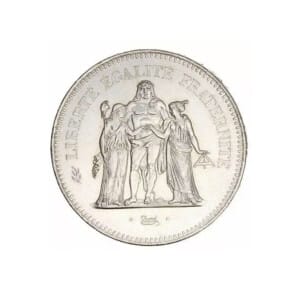 מטבע כסף צרפתי של 50 פרנק – “הרקולס” (Hercule) 🇫🇷