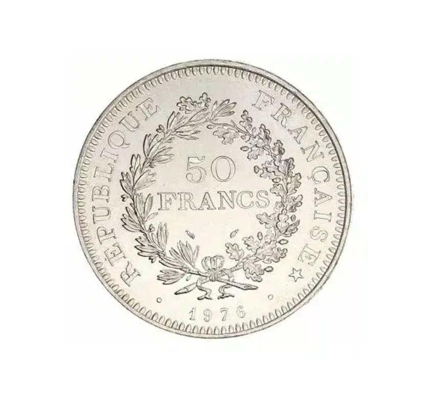 מטבע כסף צרפתי של 50 פרנק – “הרקולס” (Hercule) 🇫🇷