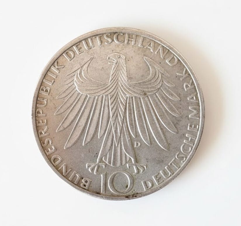 מטבע גרמני של 10 מארק – מהדורת אולימפיאדת מינכן 1972 🇩🇪