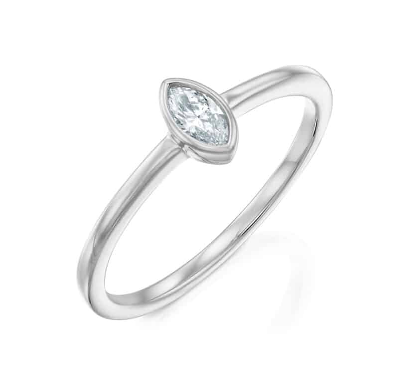 טבעת יהלומים, זהב 14K משובצת 0.25 קראט יהלומים, דגם RDSRF31313