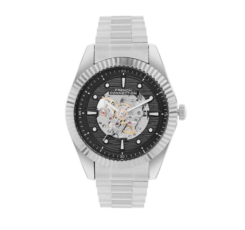 שעון אוטומטי לגבר מבית FRENCH CONNECTION בעיצוב אלגנטי, דגם FCA12BSM