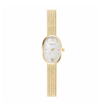 שעון French Connection לאישה עם לוח אובלי אם הפנינה, דגם FCN0126GM