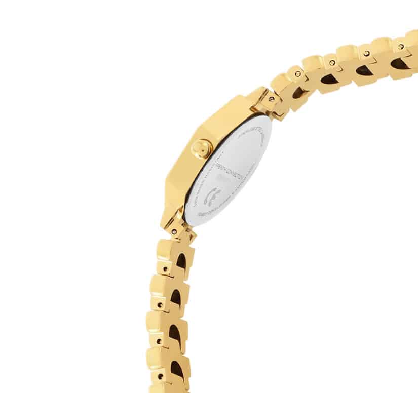 שעון French Connection Mirava לאישה עם לוח משושה אם הפנינה, דגם FCN0139GM