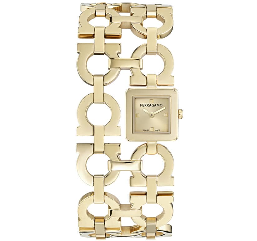 שעון Ferragamo מקולקציית Double Gancini New, שעון לאישה ,דגם SFNQ00226