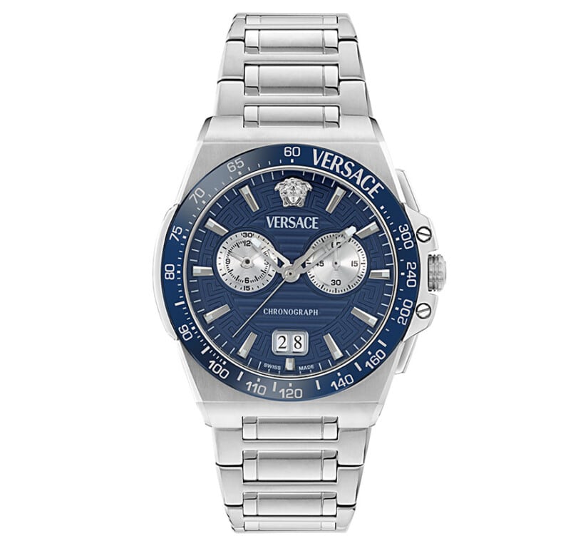 שעון Versace מקולקציית Greca Reaction , שעון לגבר ,דגם VE5N00326