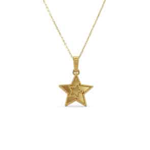תליון כוכב, 14K זהב, דגם P277-275133