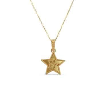 תליון כוכב, 14K זהב, דגם P277-275133