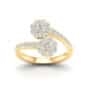 טבעת יהלומים, זהב 14K משובצת 1.00 קראט יהלומים, דגם RDRF27224