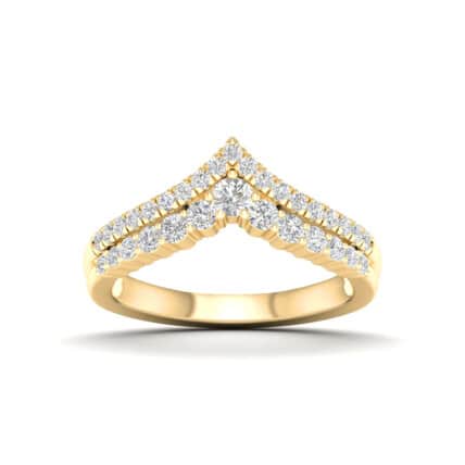 טבעת יהלומים, זהב 14K משובצת 0.50 קראט יהלומים, דגם RDSRF31853