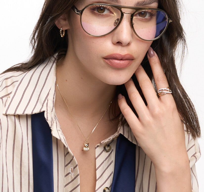 תליון יהלומים בצורת דוב ,זהב 14K משובץ 0.25 קראט יהלומים, דגם PDPF26099