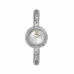 שעון עם יהלומים Versace מקולקציית GRECA PENDANT , שעון לאישה ,דגם VE5I00126