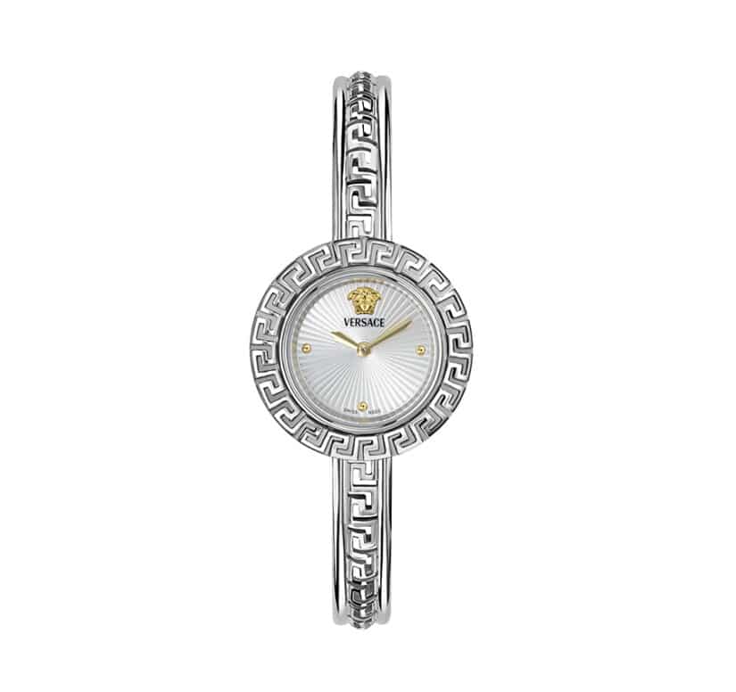 שעון עם יהלומים Versace מקולקציית GRECA PENDANT , שעון לאישה ,דגם VE5I00126