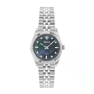 שעון עם יהלומים Versace מקולקציית MILLENYIUM LADY, שעון לאישה ,דגם VE5K00526