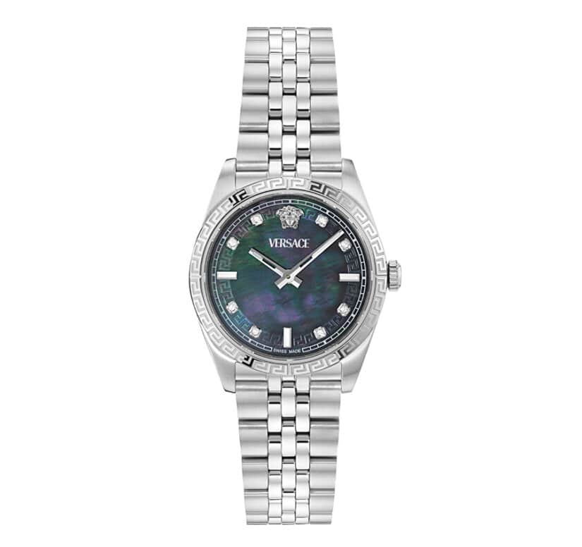 שעון עם יהלומים Versace מקולקציית MILLENYIUM LADY, שעון לאישה ,דגם VE5K00526