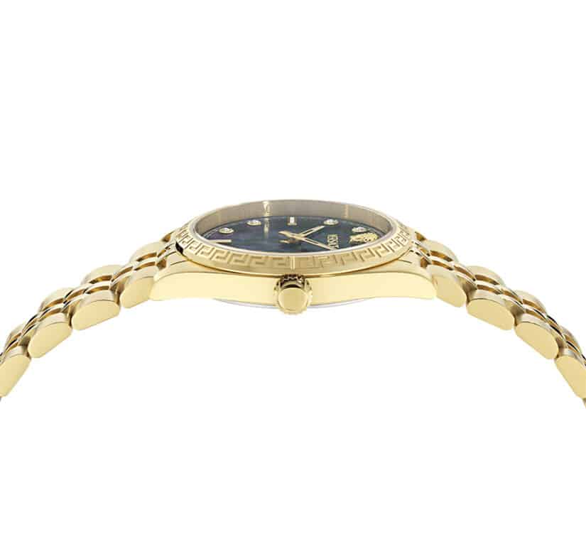 שעון עם יהלומים Versace מקולקציית MILLENYIUM LADY, שעון לאישה ,דגם VE5K00626