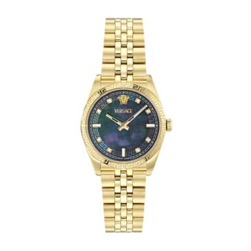 שעון עם יהלומים Versace מקולקציית MILLENYIUM LADY, שעון לאישה ,דגם VE5K00626