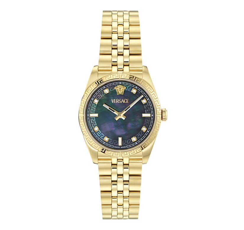 שעון עם יהלומים Versace מקולקציית MILLENYIUM LADY, שעון לאישה ,דגם VE5K00626