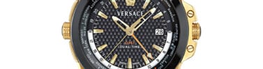 שעון Versace מקולקציית Versace Greca Reaction GMT , שעון לגבר ,דגם VE8Y00426