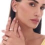 טבעת יהלומי מעבדה, 14K, משובצת 0.54 קראט יהלום מעבדה, דגם RDLMRE13921