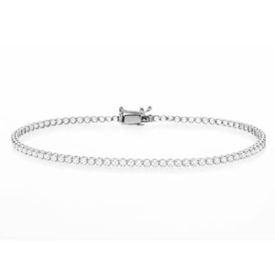צמיד טניס זירקונים, זהב 14K, דגם BZ2306231W-NEW