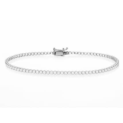 צמיד טניס זירקונים, זהב 14K, דגם BZ2306231W-NEW