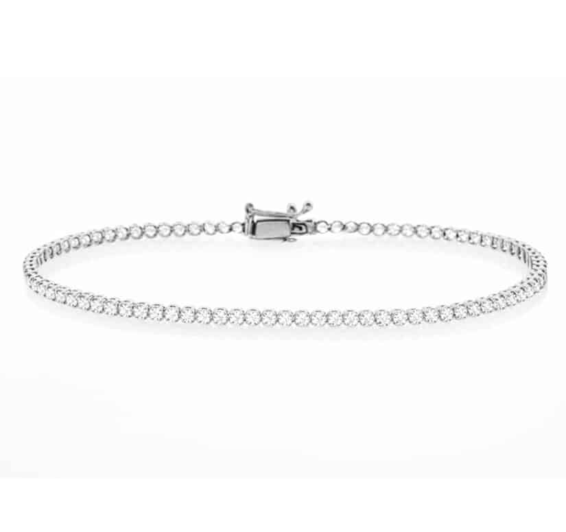 צמיד טניס זירקונים, זהב 14K, דגם BZ2306231W-NEW