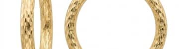 עגילים, 14K, דגם E-EAT0074-1-12MM