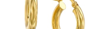 עגילים, זהב צהוב 14K, דגם JEP277-160674-08