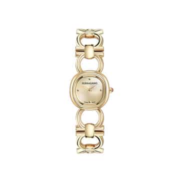 שעון Ferragamo מקולקציית Double Gancini Petite, שעון לאישה ,דגם SFJI00126