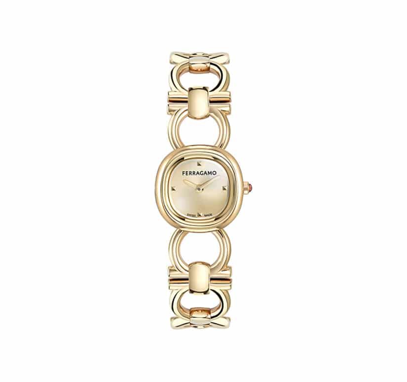 שעון Ferragamo מקולקציית Double Gancini Petite, שעון לאישה ,דגם SFJI00126