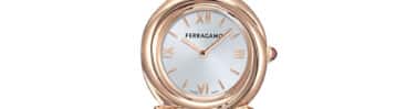 שעון Ferragamo עם יהלומים מקולקציית Gancini Twisted, שעון לאישה ,דגם SFJK00226